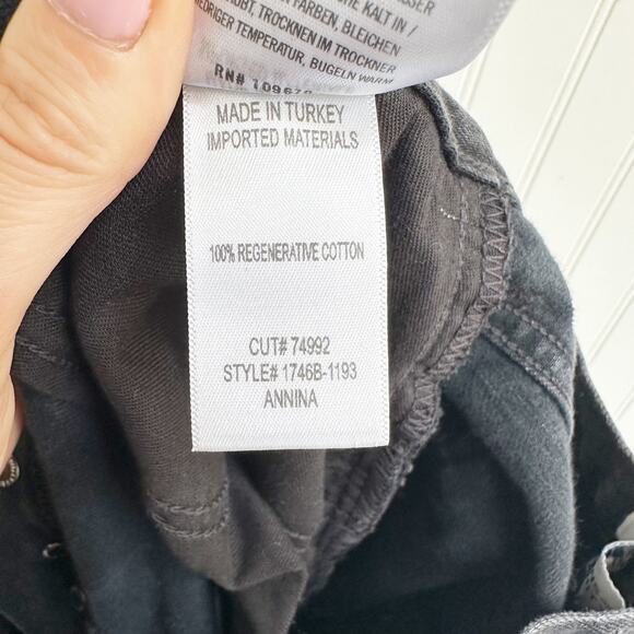 Citizens of Humanity Annina Black Baggy Low Rise Wide Leg Relaxed Jeans 29 - Picture 10 of 15